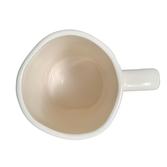 Rae Dunn BIG LITTLE Mugs Box Set White Black Letters Dimples 2017 OG NIB NWT - Picture 16 of 17